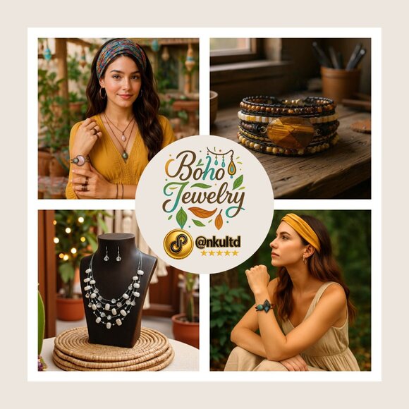 🆕 Boho Chic Jewelry Collection Artisan & Boutique Exclusive Trendy Pieces 🌷🌟 - Picture 1 of 6